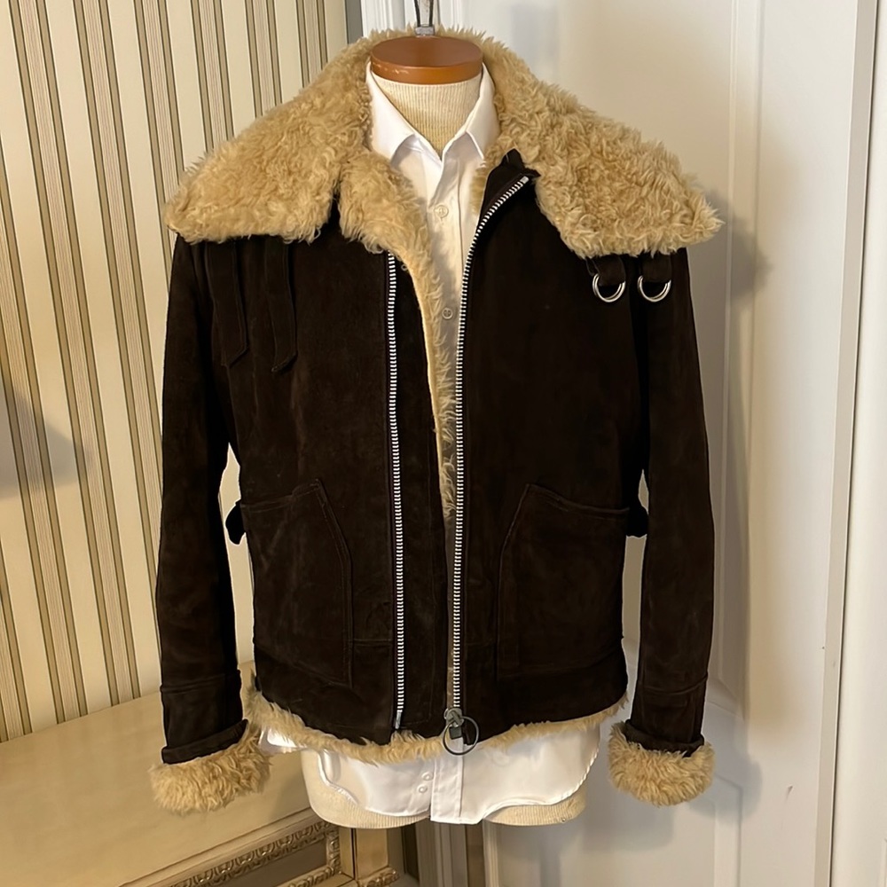 Ibex of England faux fur jacket size 40